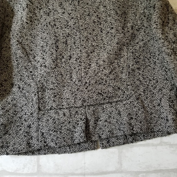 Forever 21 Cropped Tweed Blazer Black White Large - Picture 7 of 8
